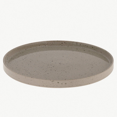 Tablett Grimshult Keramik, rund - natur