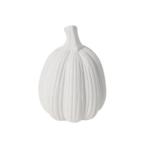 Kürbis TRANHULT aus Keramik - weiß