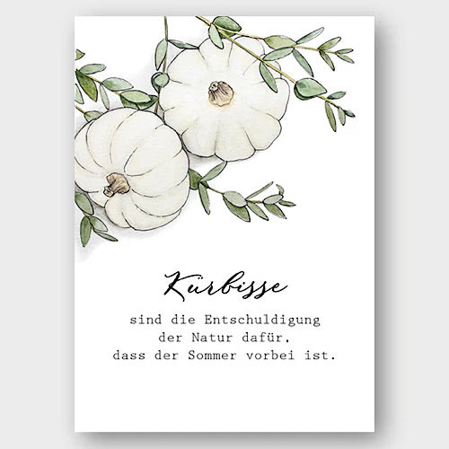 Postkarte "Kürbisse" - A6