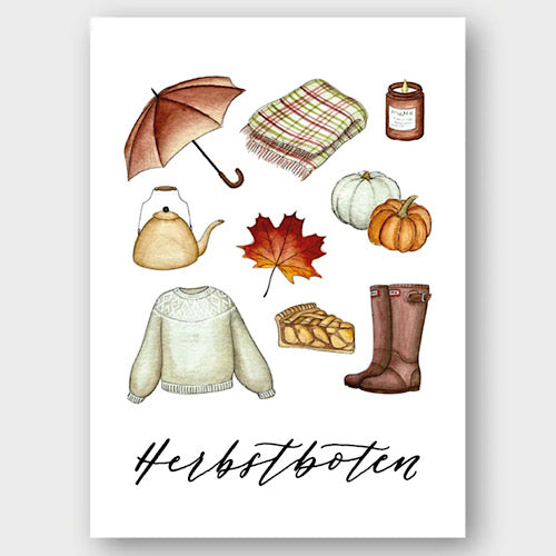 Postkarte "HERBSTBOTEN" - A6