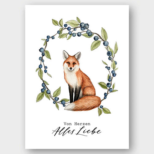 Postkarte "FUCHS" - A6