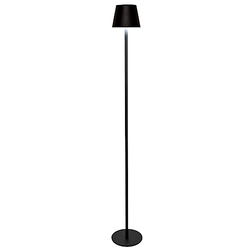LED Stehlampe Touch, Dimmfunktion, aufladbar, 3 Farbstufen, H: 120 cm - Schwarz