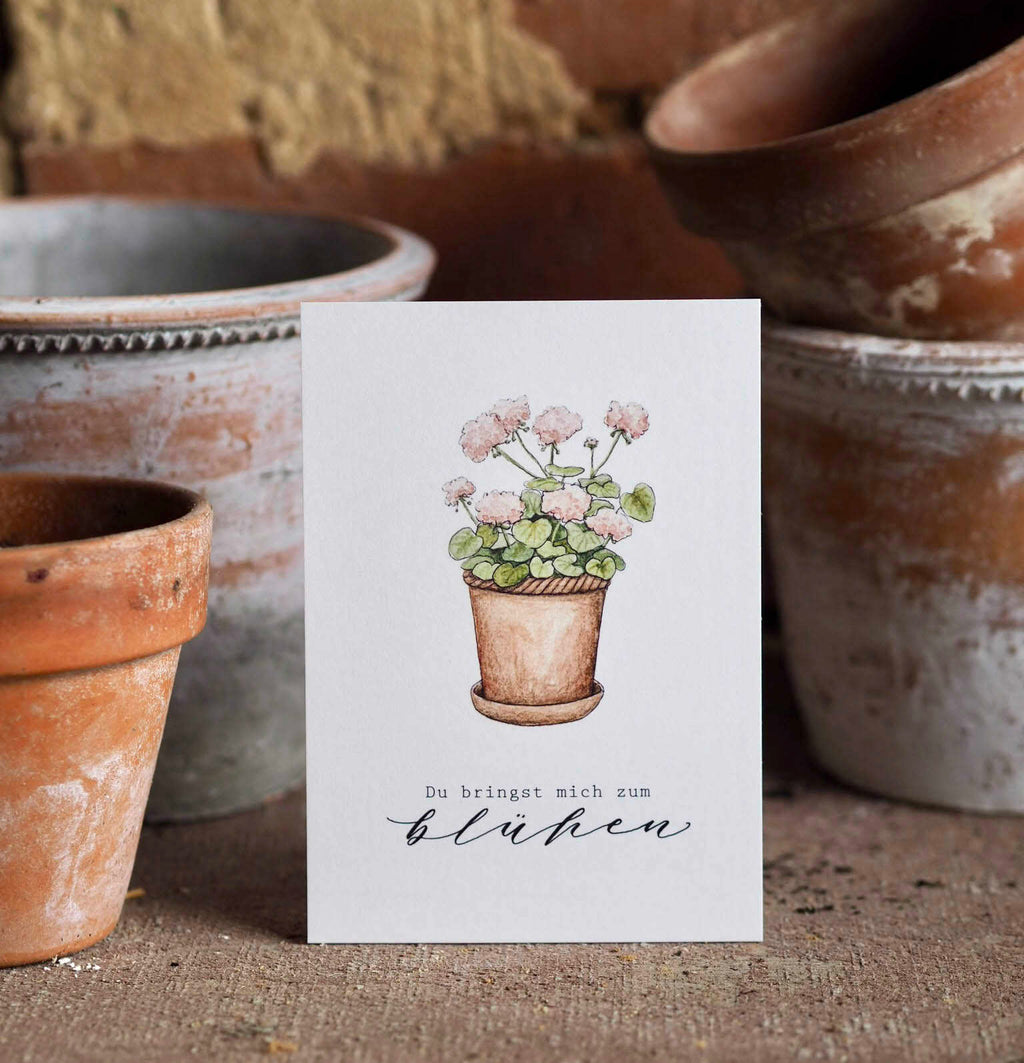 Postkarte "GERANIE"  - A6