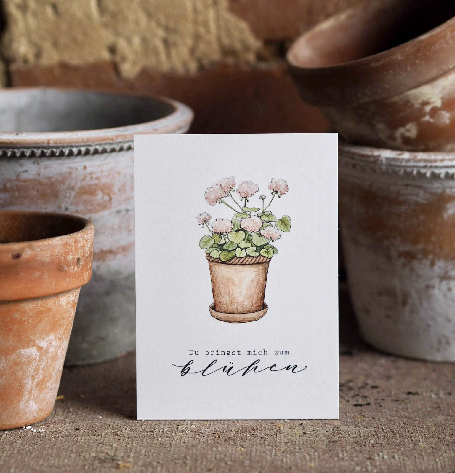 Postkarte "GERANIE"  - A6