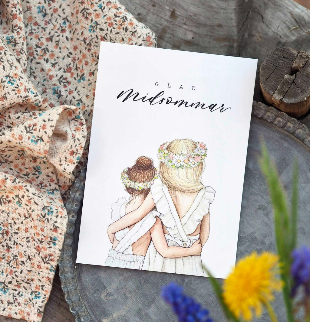 Postkarte "MIDSOMMAR"  - A6