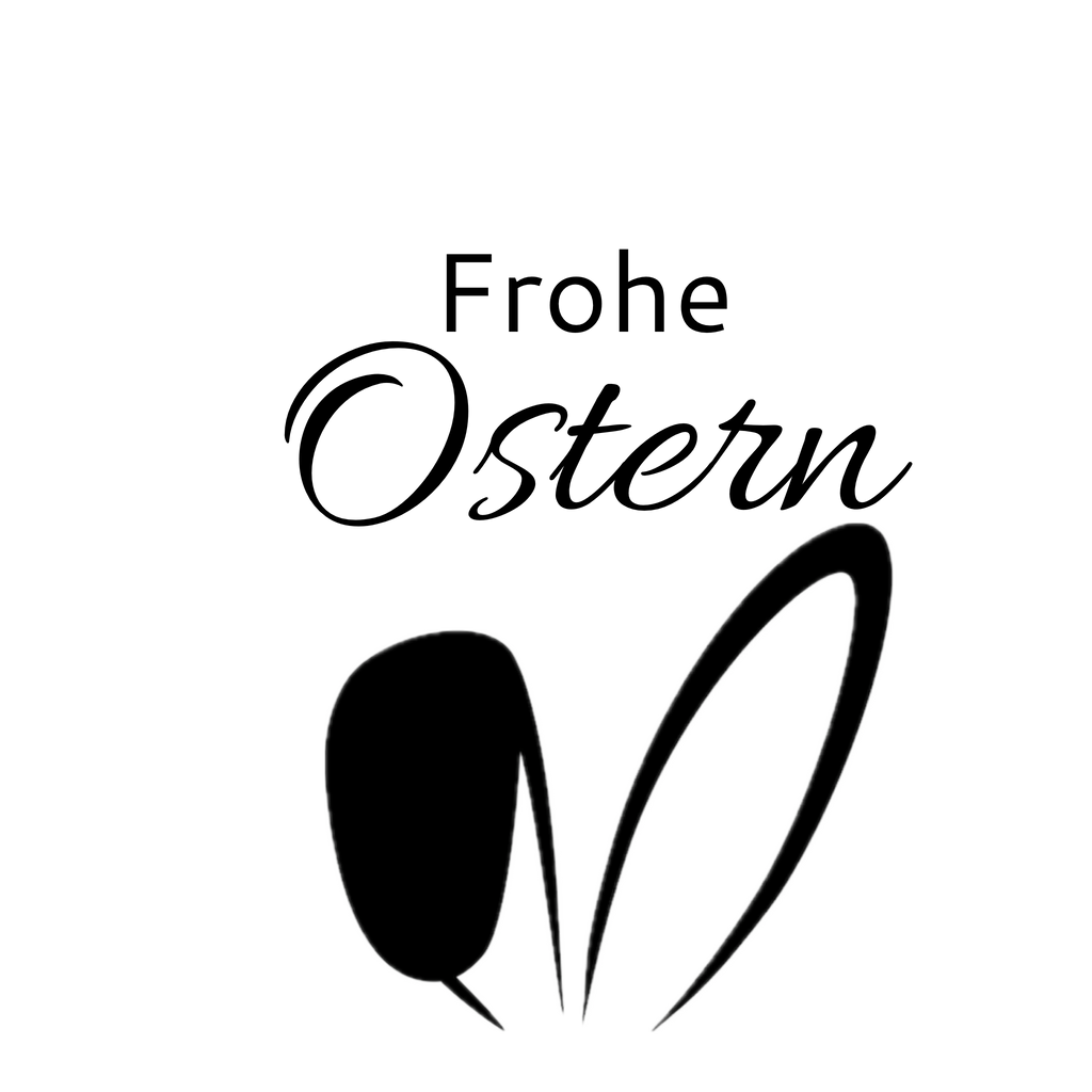 Wachteleierschachtel/ Eierkartons mit Aufkleber "Frohe Ostern" - 3er Set, weiß