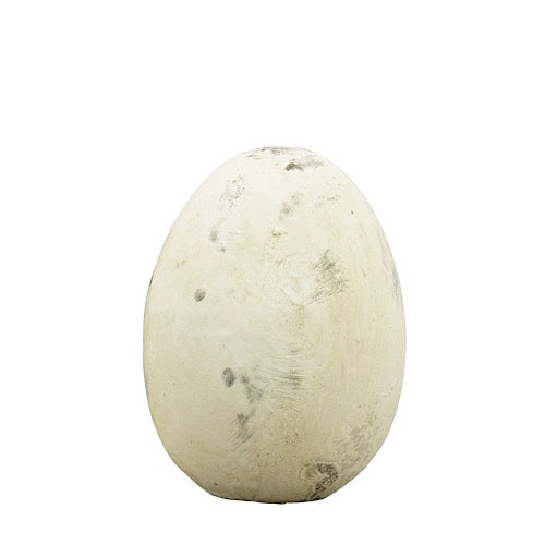 Osterei Valo, creme/ weiß - 10 cm