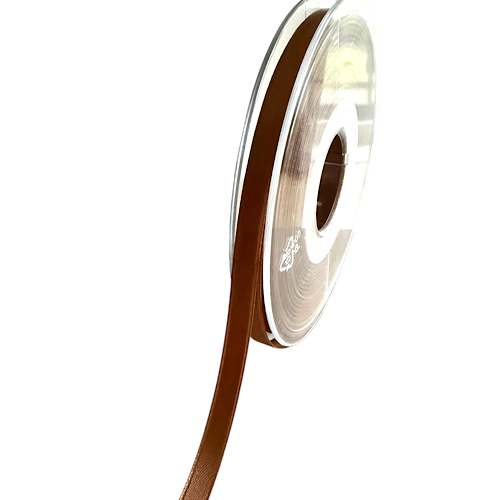 2 Meter Band Satin, 6 mm, Schlamm - Geschenkband