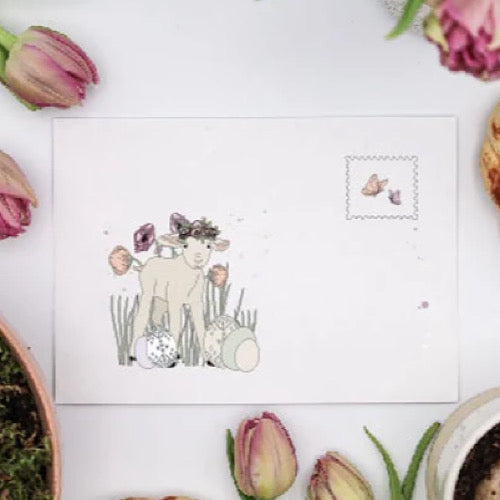 Briefumschlag Osterlamm - 3 Stück