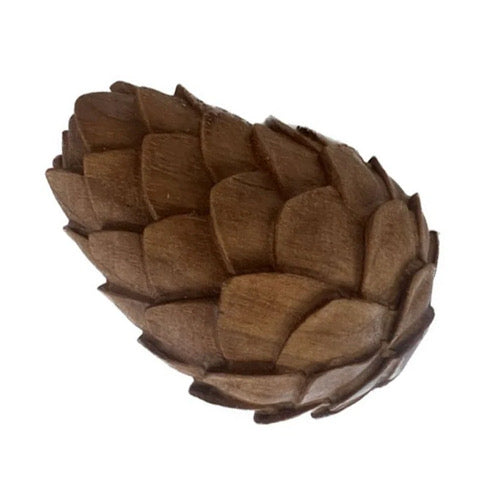 Walnusholz Zirbenzapfen, Nuss - 6 cm