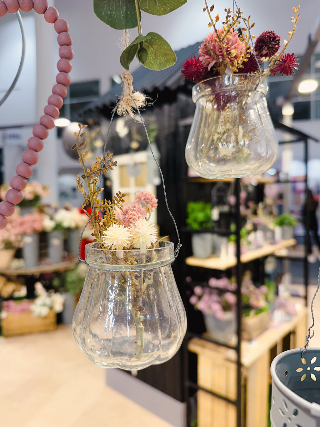 Glasvase/ Glas zum Hängen