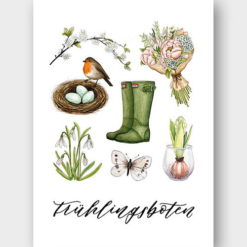 Postkarte "Frühlingsboten" A6