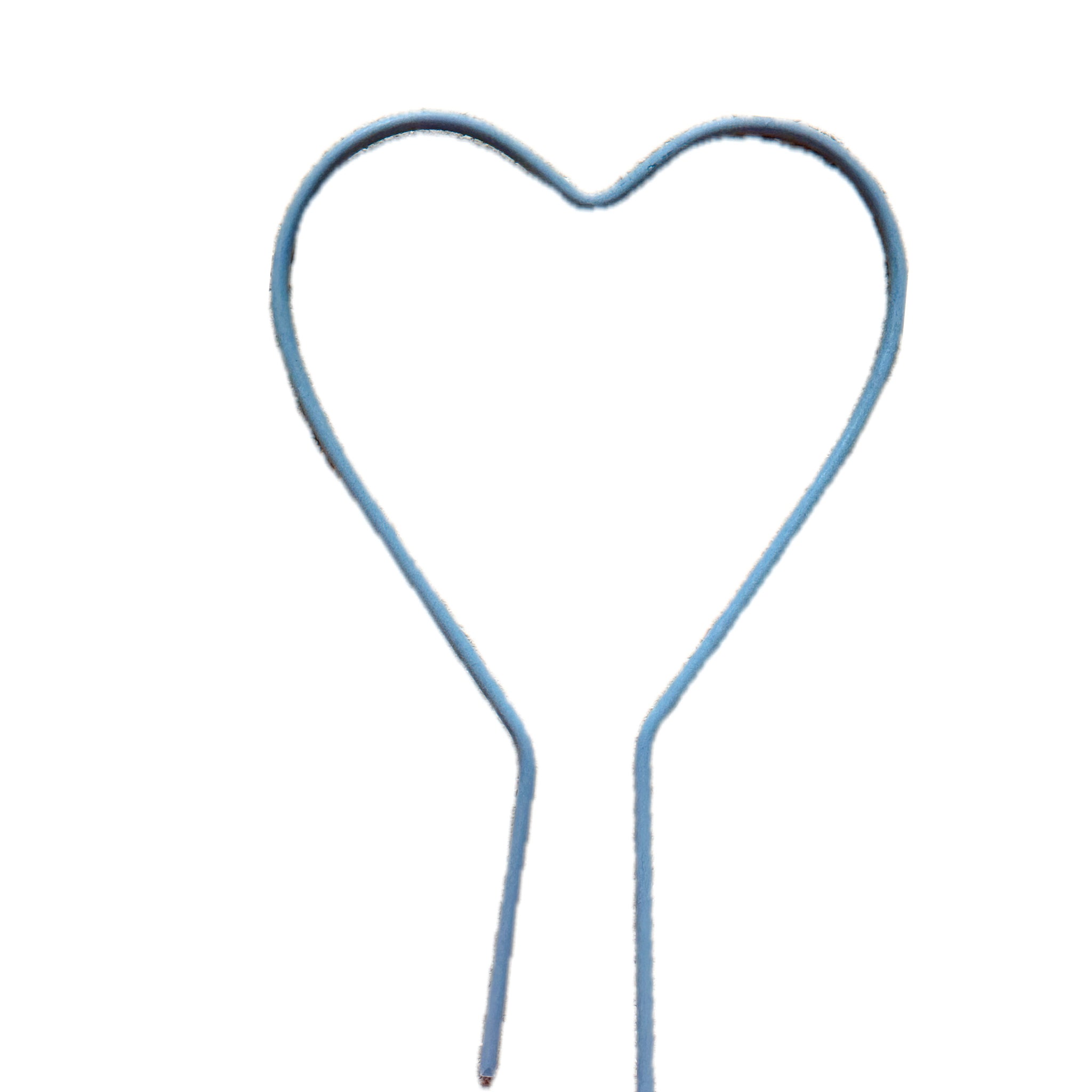Stecker Herz mit Doppeltspieß - 7 cm