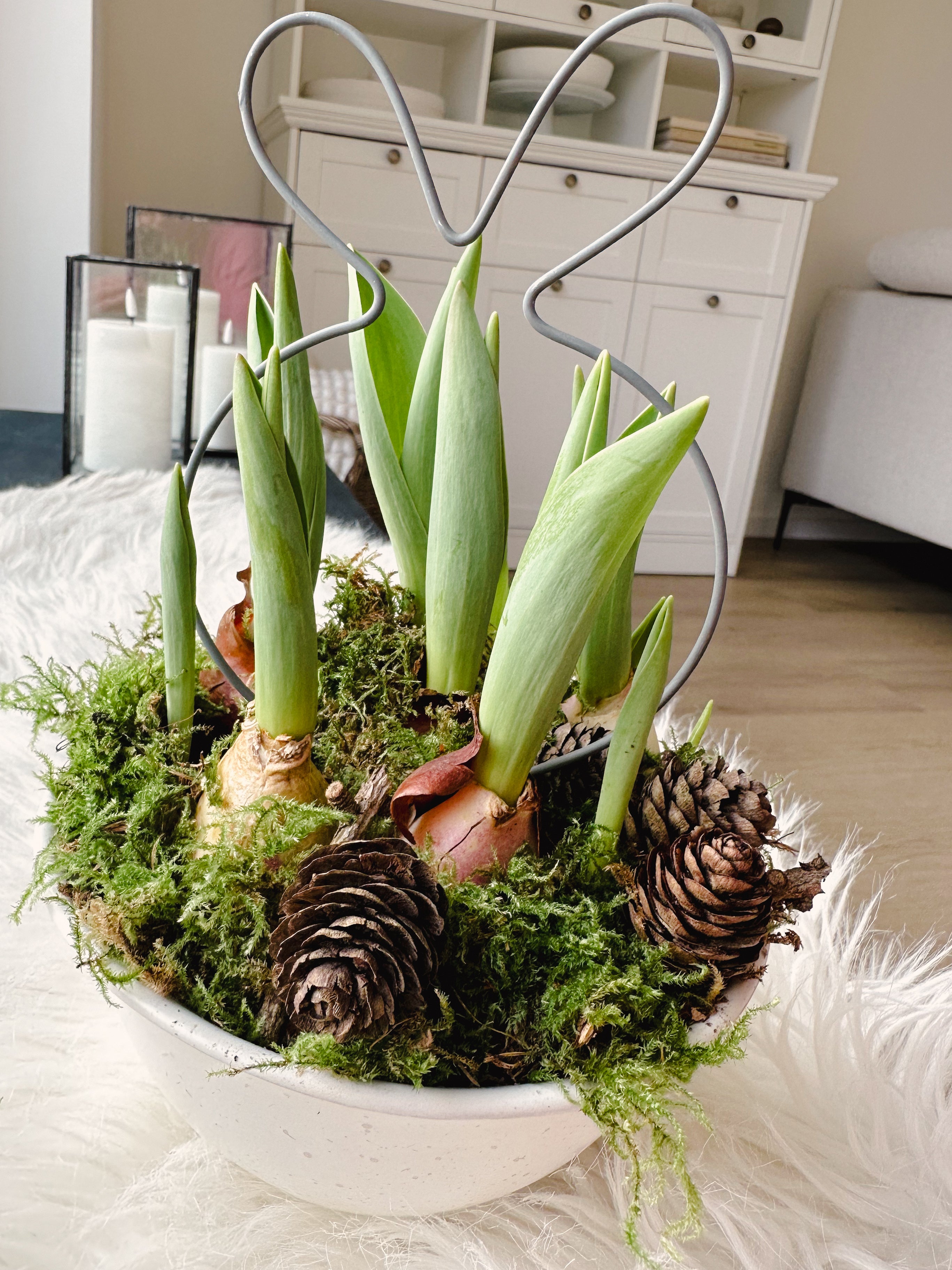 Hasenstecker Draht, Zink - 14 cm