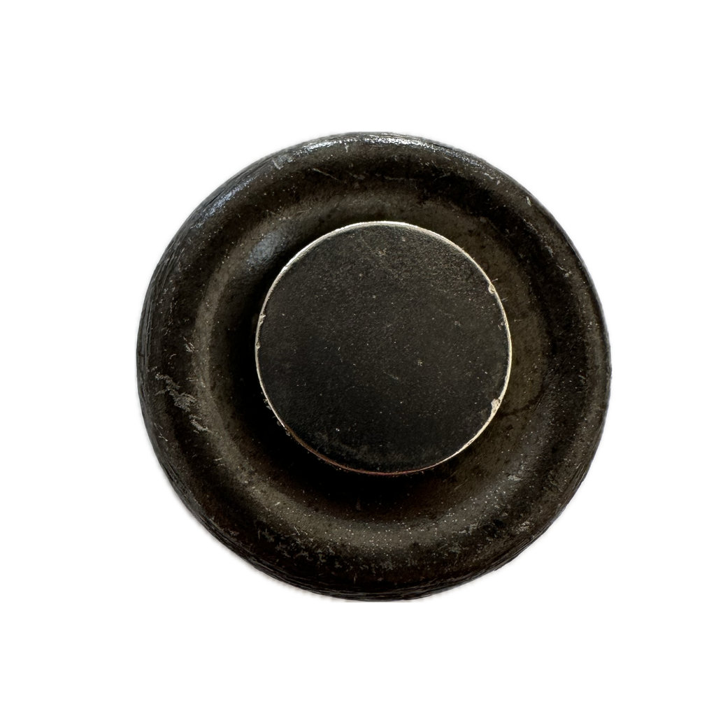 Kerzenhalter, magnetisch für Stabkerzen - metallic schwarz