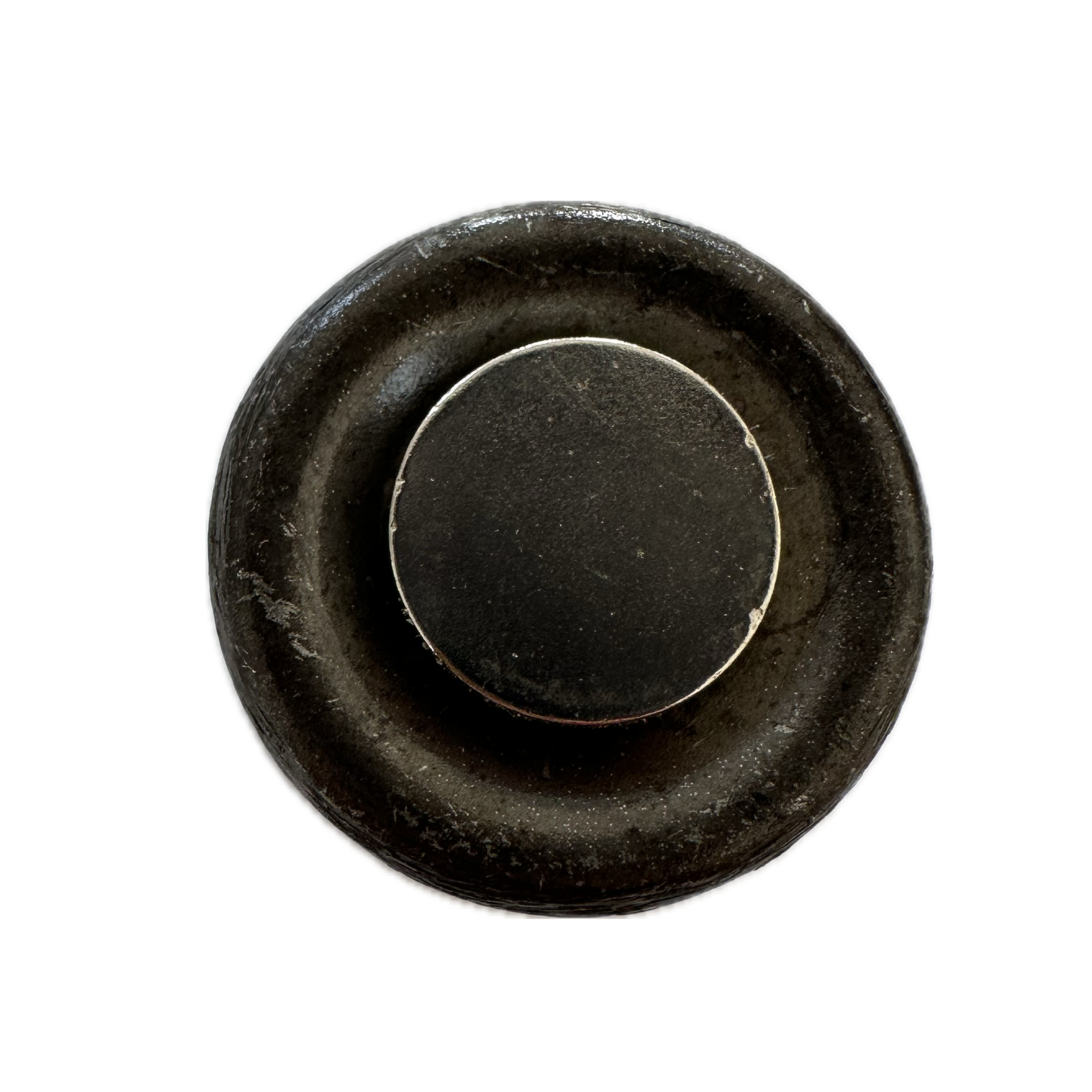 Kerzenhalter, magnetisch für Stabkerzen - metallic schwarz