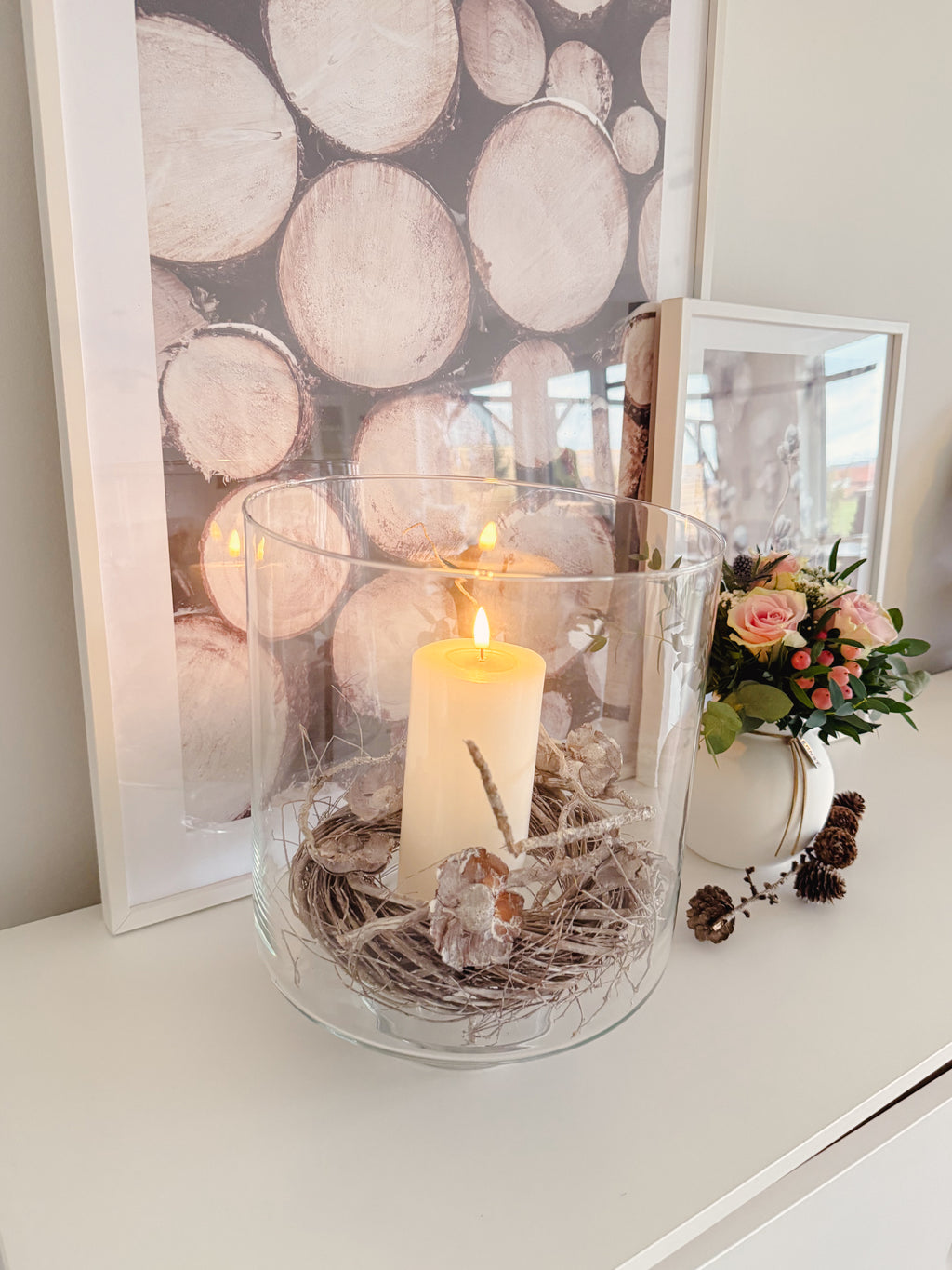 Kranz Weide, Rattan natur - Ø 20 cm