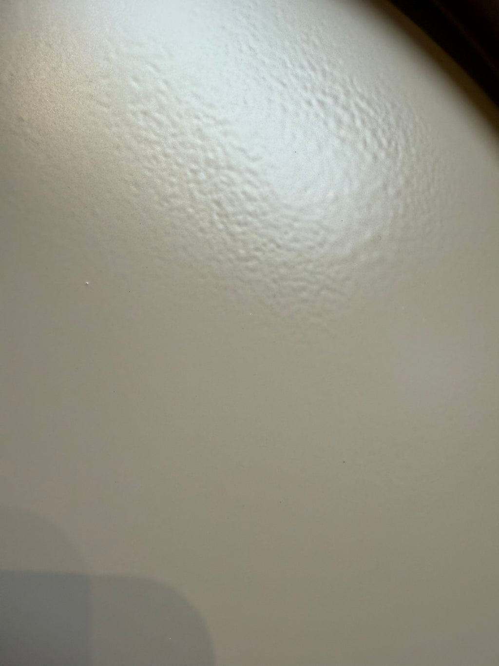 UNPERFEKT - Tablett Samona, Metall beige - Ø 35cm