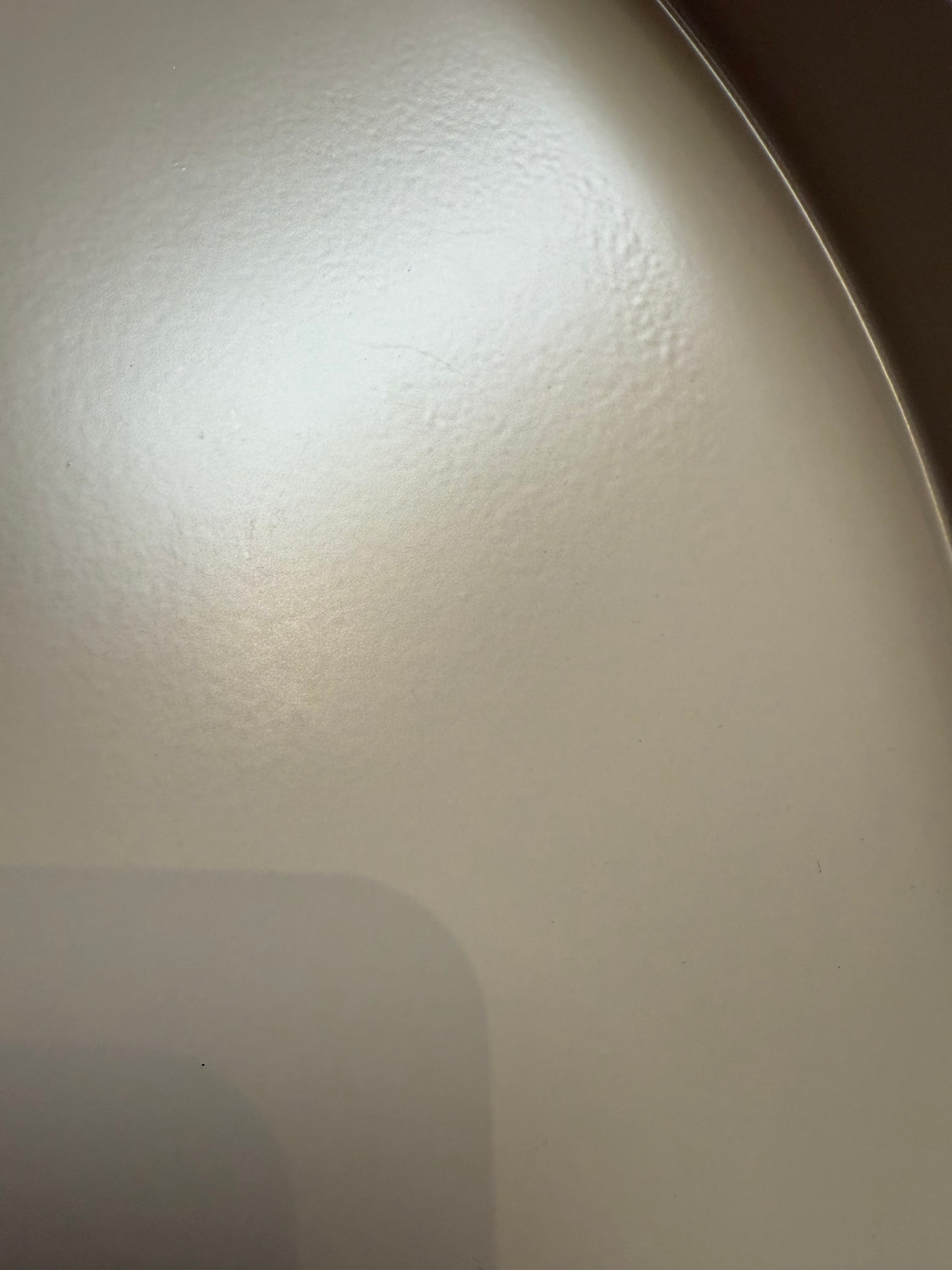 UNPERFEKT - Tablett Samona, Metall beige - Ø 35cm