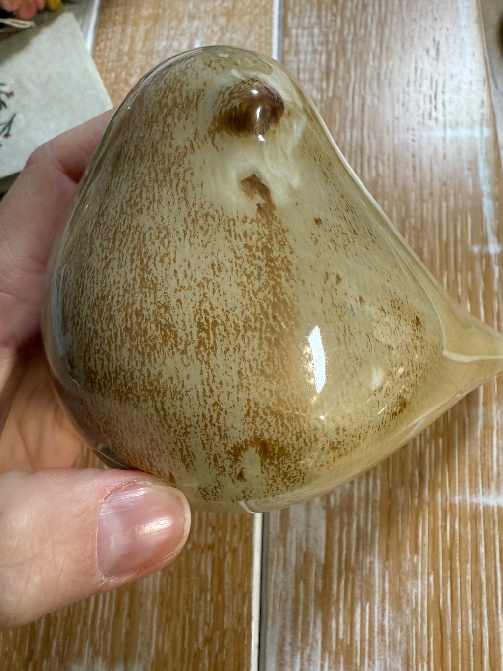 UNPERFEKT Keramikvogel groß - 13cm