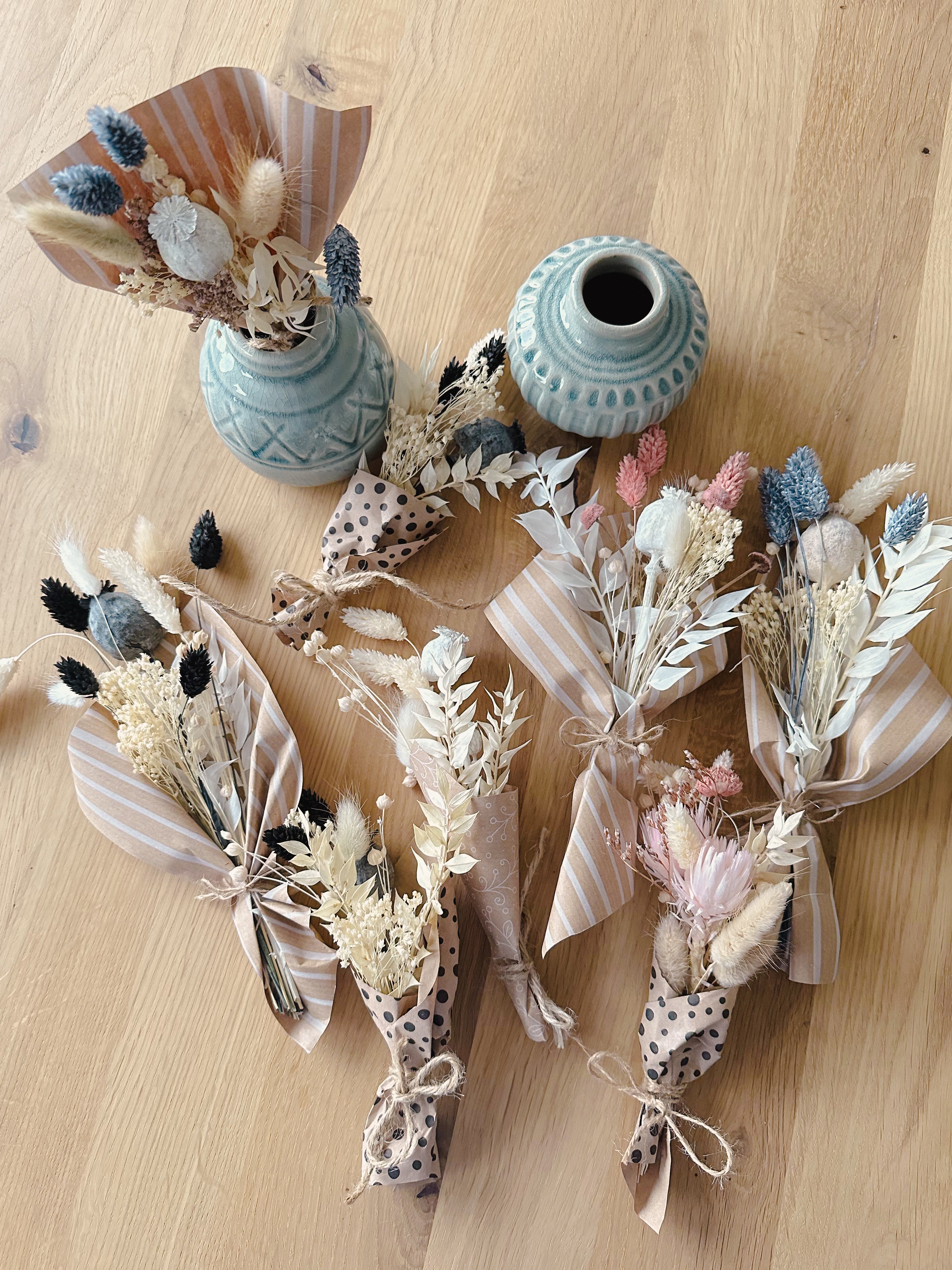 Trockenblumenstrauß - wähle aus  4 Farbdesigns