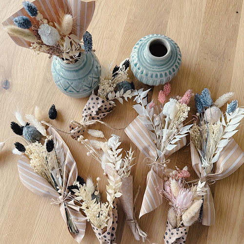 Trockenblumenstrauß - wähle aus  4 Farbdesigns
