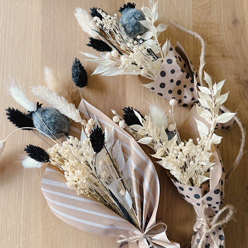 Trockenblumenstrauß - wähle aus  4 Farbdesigns