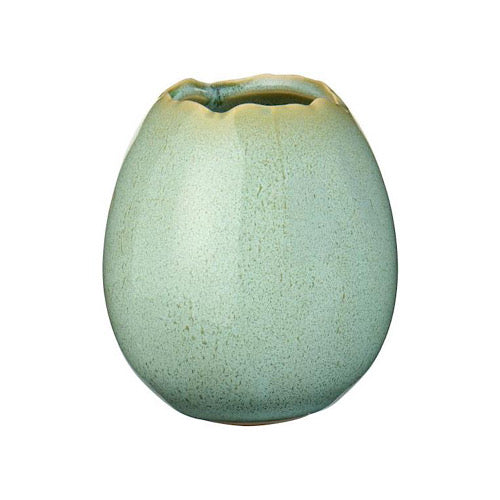 Vase eiförmig, grün - H: 6,5 cm
