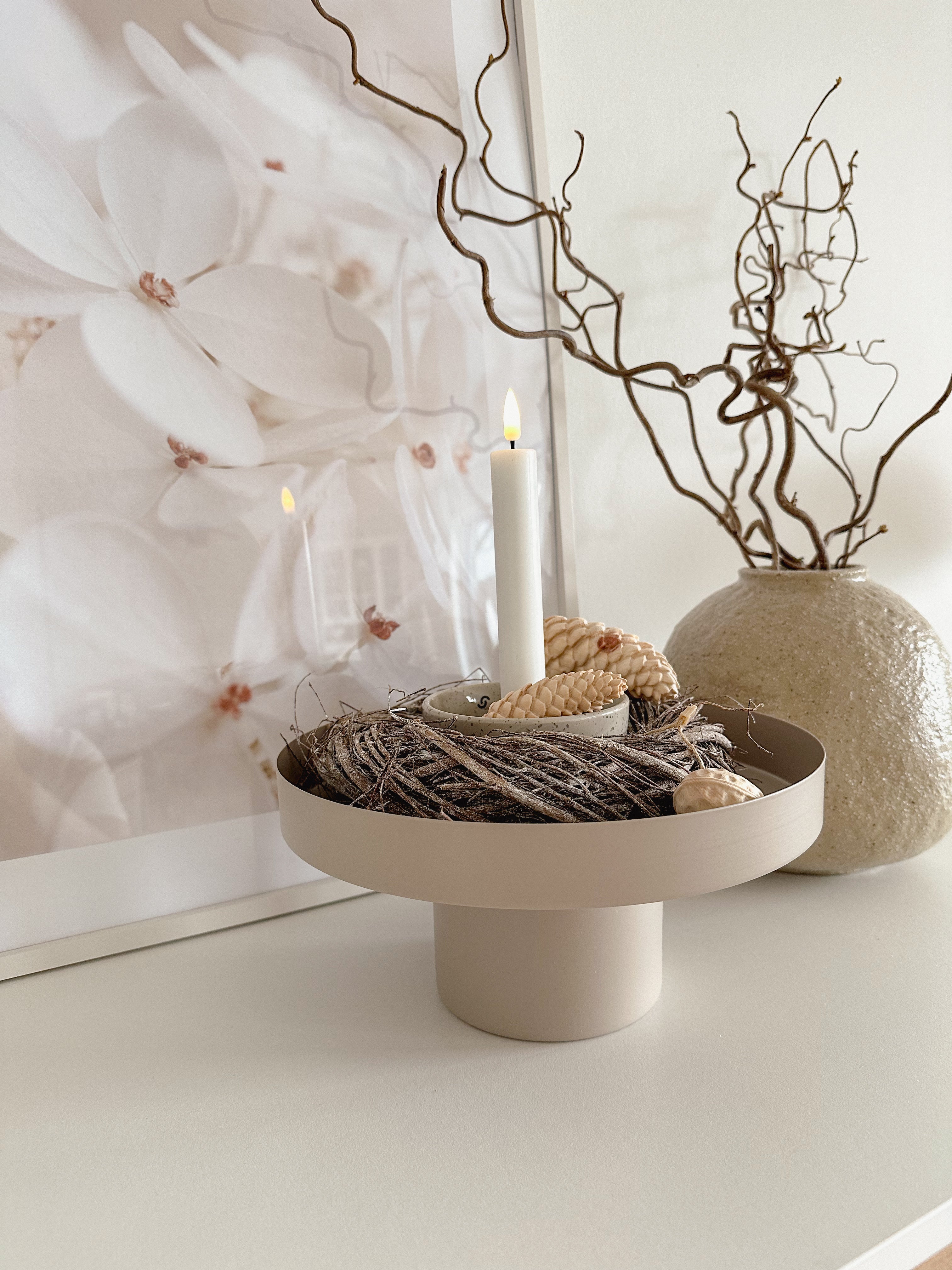 Kranz Weide, Rattan natur - Ø 20 cm