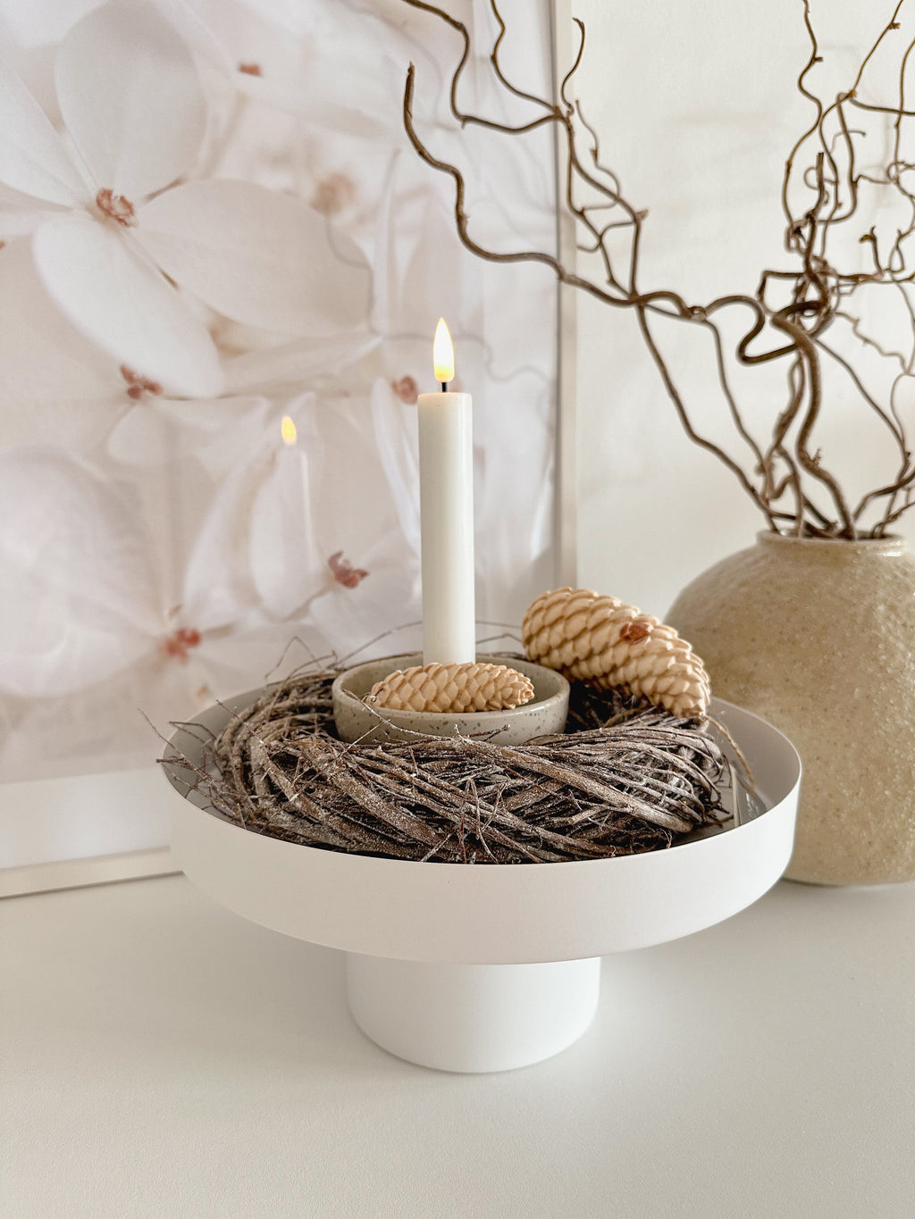 Kranz Weide, Rattan natur - Ø 20 cm