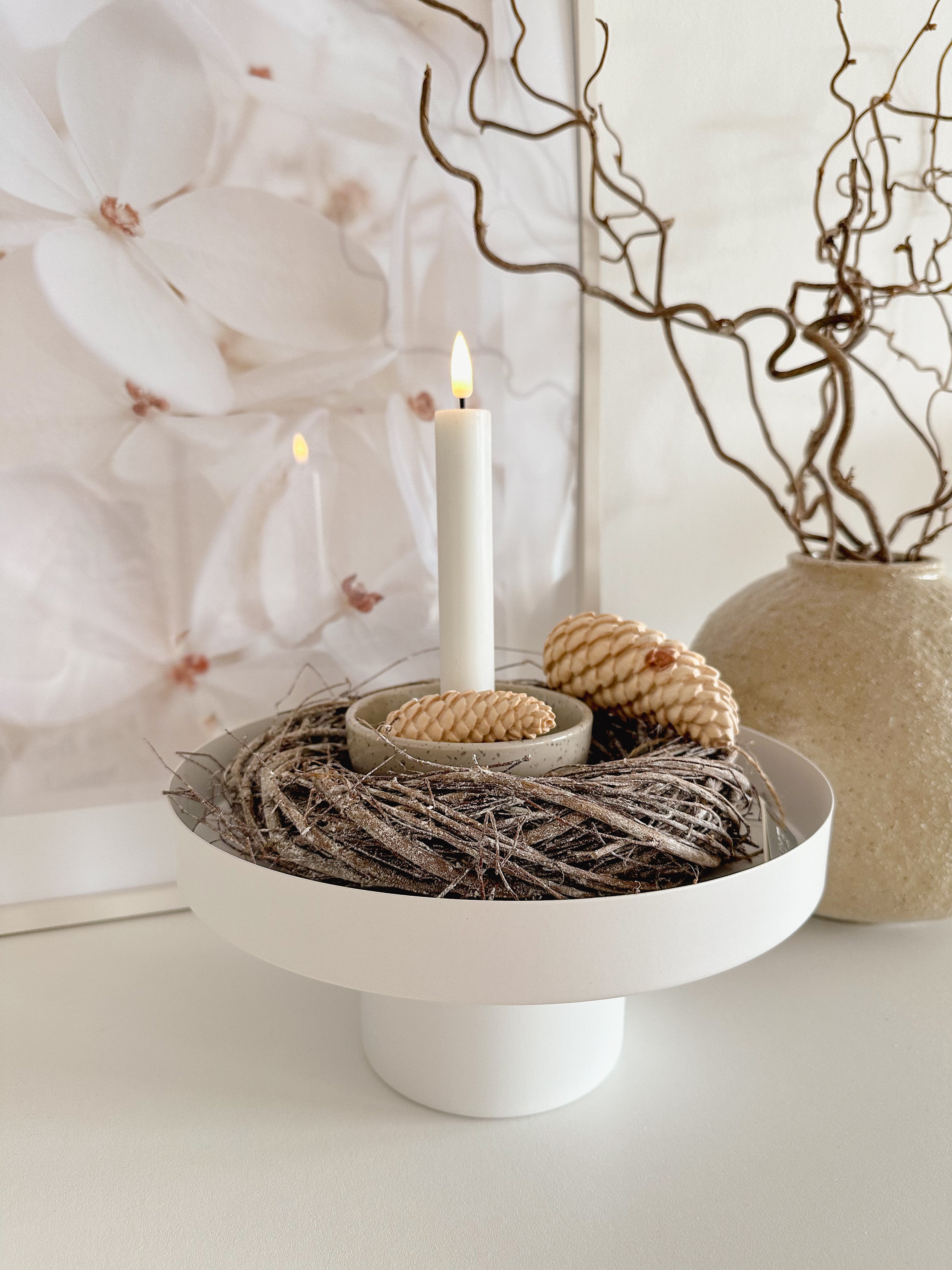 Kranz Weide, Rattan natur - Ø 20 cm