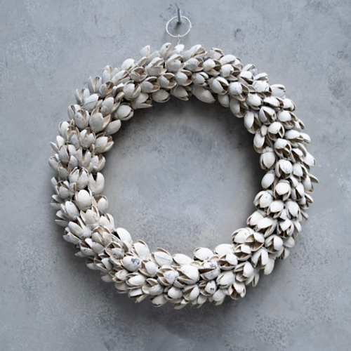 Kranz/ Bakuli-Schoten dünn, Sandstone - 30 cm