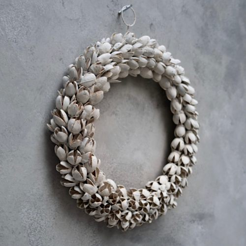 Kranz/ Bakuli-Schoten dünn, Sandstone - 30 cm