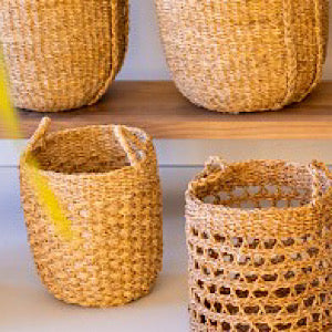 Korb Iben aus Seegras mit Henkeln - 3 Größen