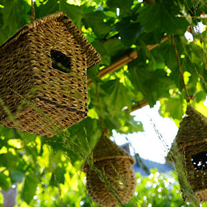 Deko Vogelhaus zum Hängen - 3 Designs