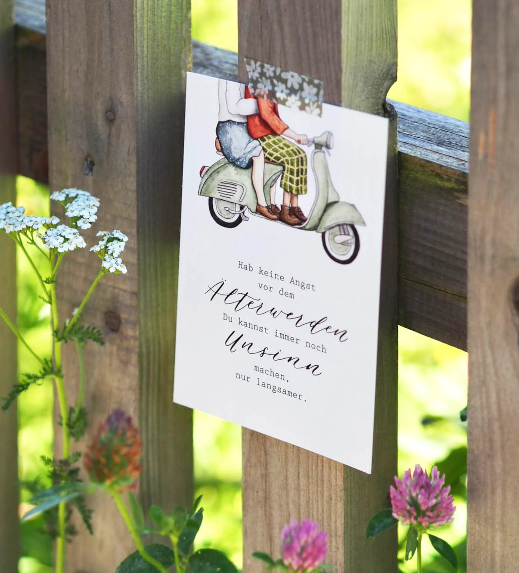Postkarte "Älterwerden" - A6