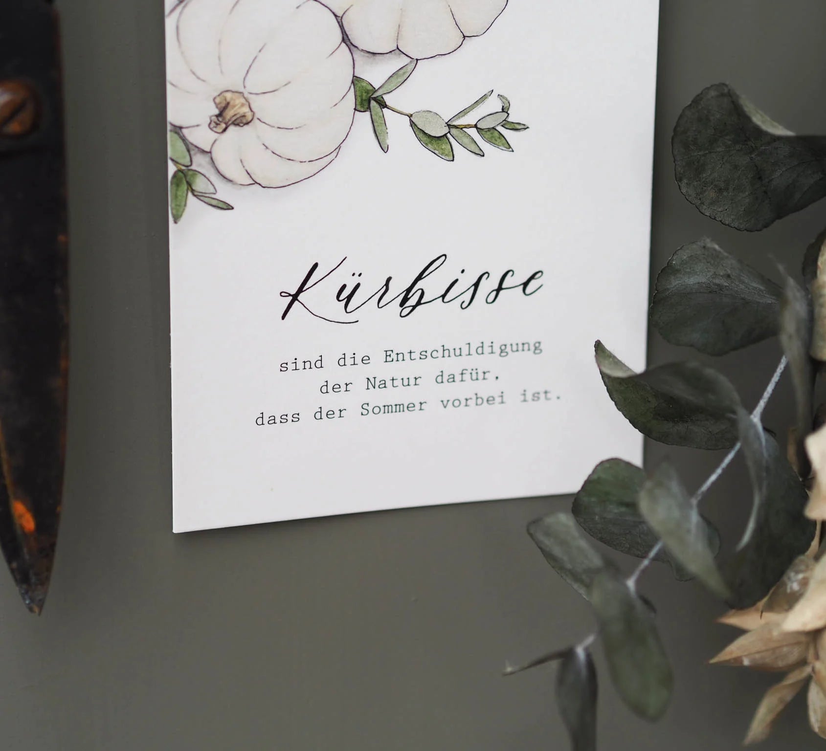 Postkarte "Kürbisse" - A6