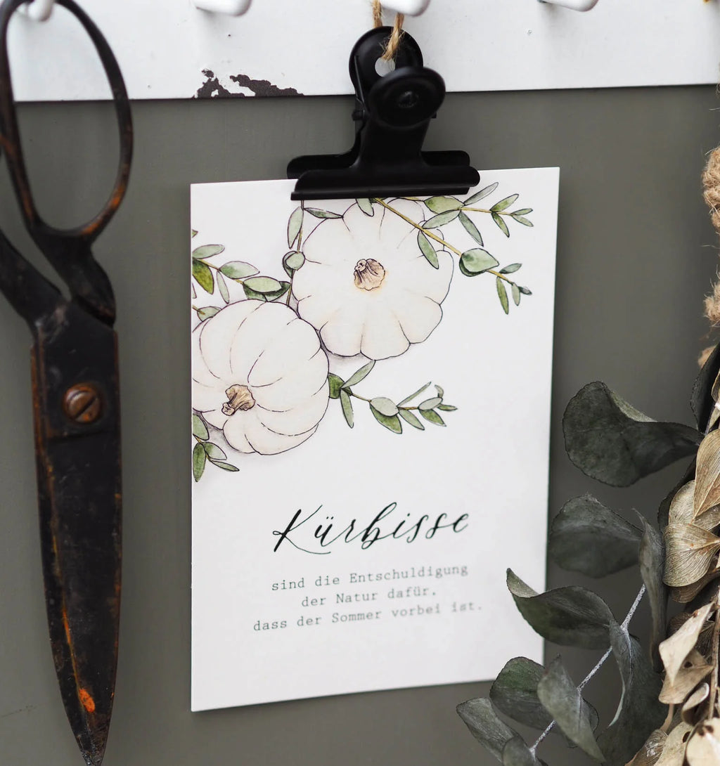 Postkarte "Kürbisse" - A6