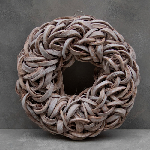 Kranz Kokosnussblätter, Naturkranz Coco Slice Wreath - 40 cm