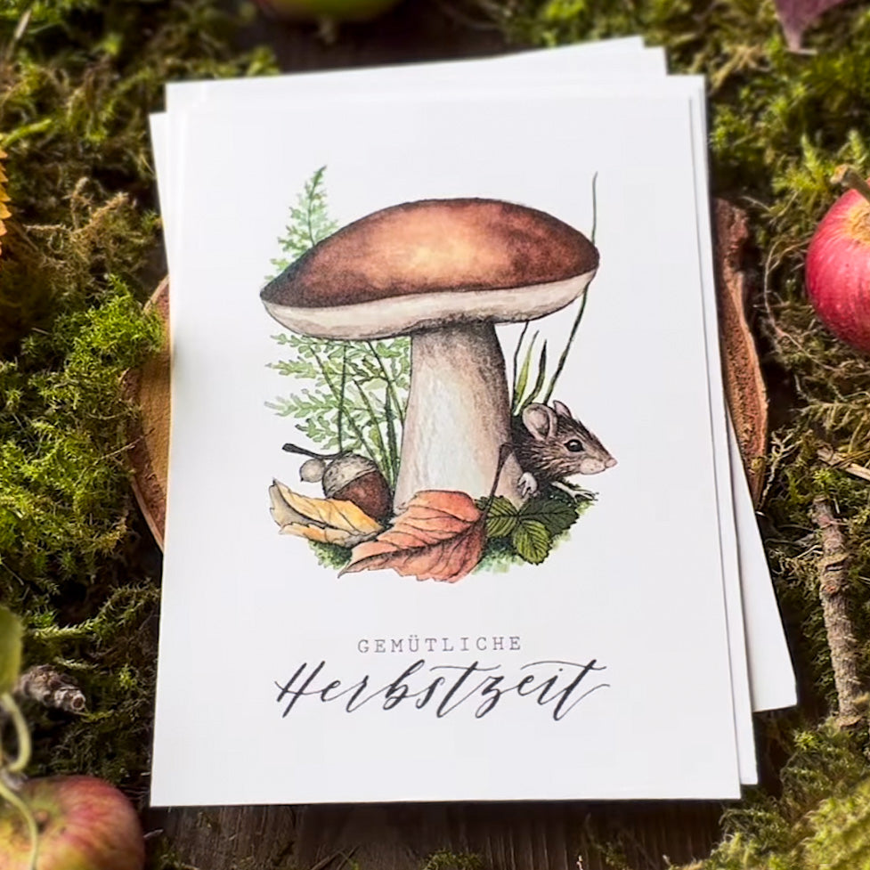 Postkarte "HERBSTZEIT" - A6