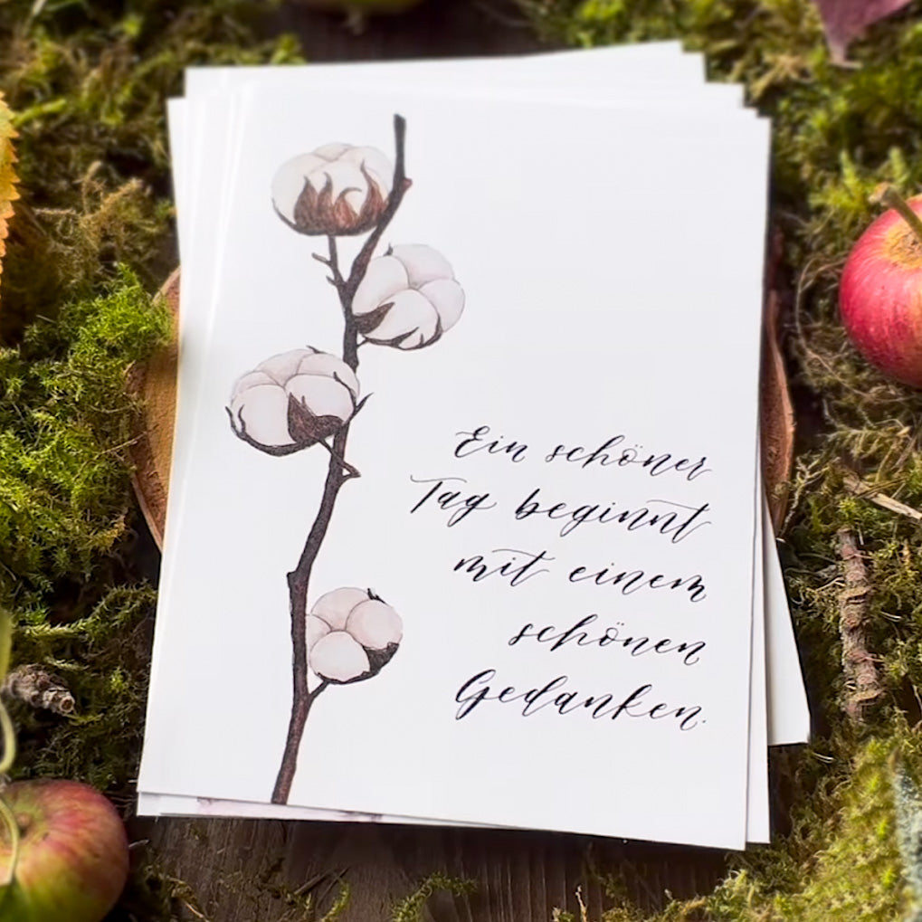 Postkarte "BAUMWOLLE" - A6