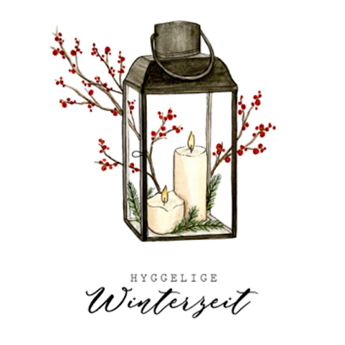 Postkarte "HYGGELIGE WINTERZEIT" - A6