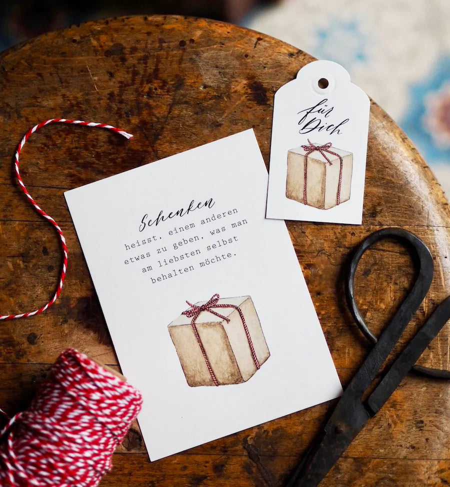 Postkarte "SCHENKEN" - A6