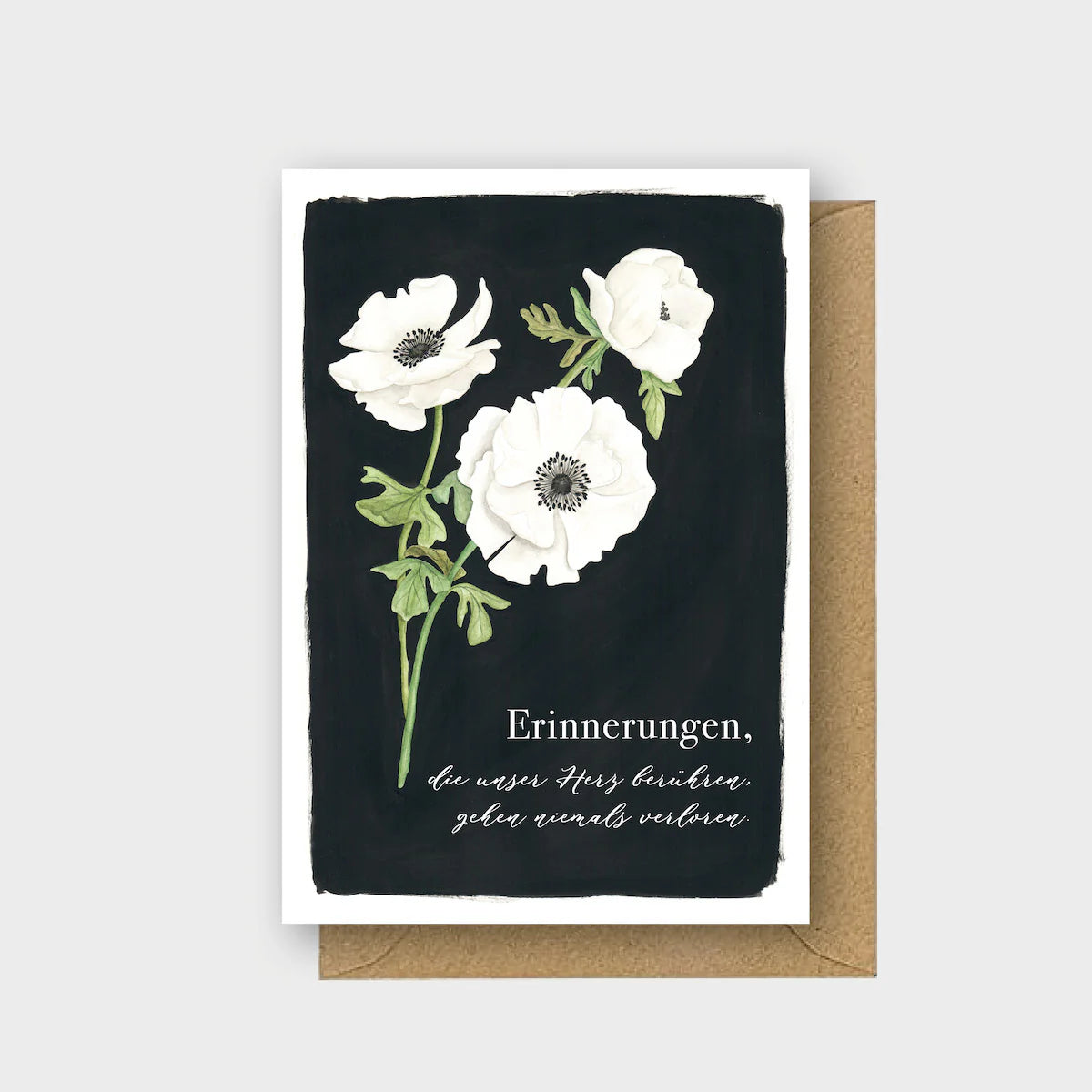 Klappkarte "Erinnerungen" mit Umschlag - A6