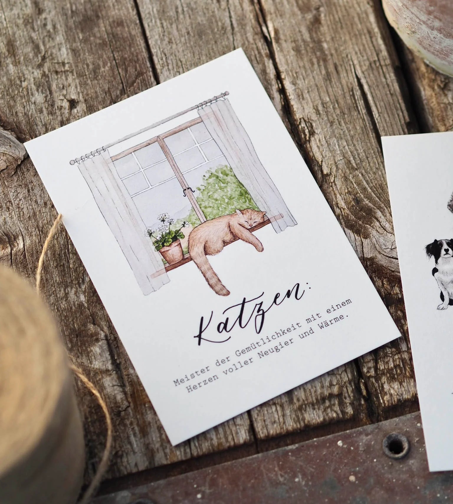 Postkarte "Katzenliebe" - A6