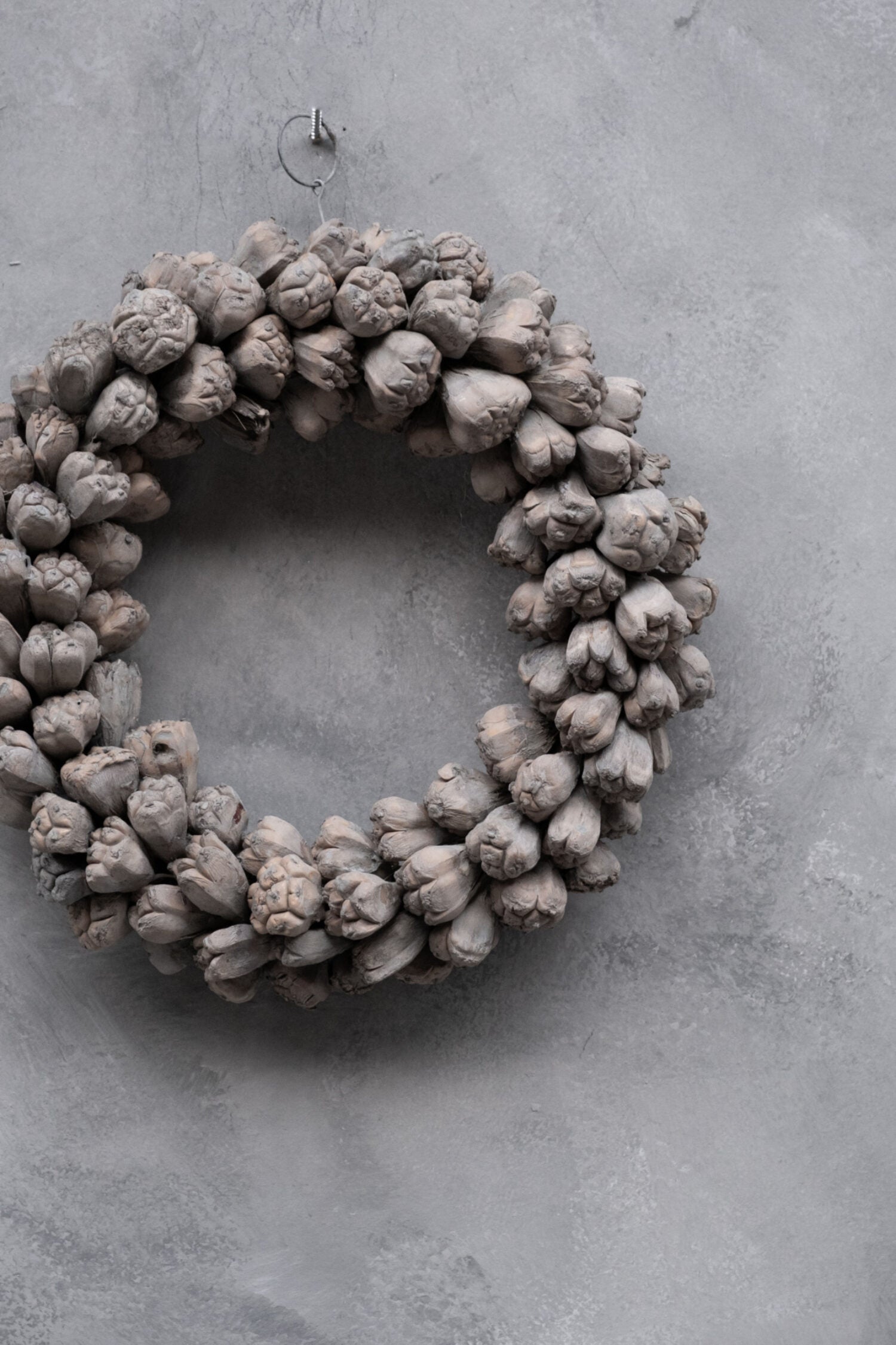 Kranz/ Kaya-Frucht, grey - 30 cm