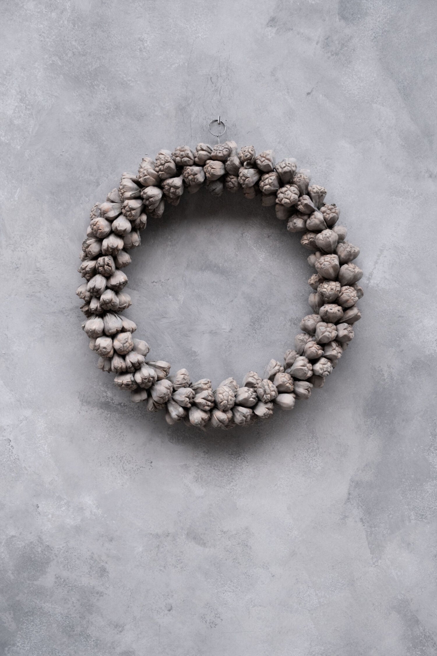 Kranz/ Kaya-Frucht, grey - 30 cm