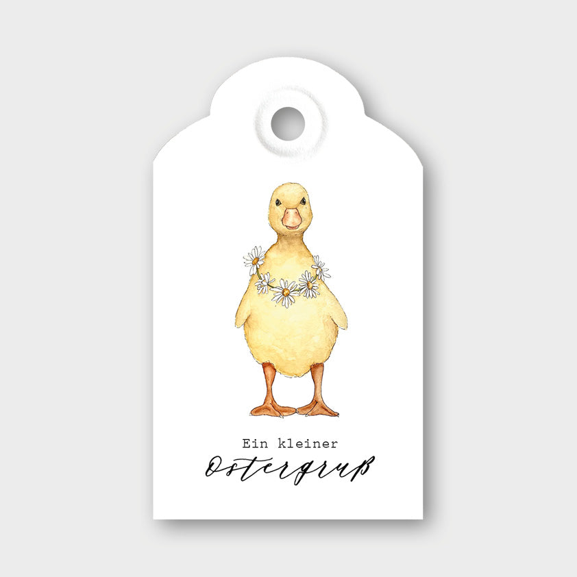 Geschenkanhänger "Küken" - Ein kleiner Ostergruß