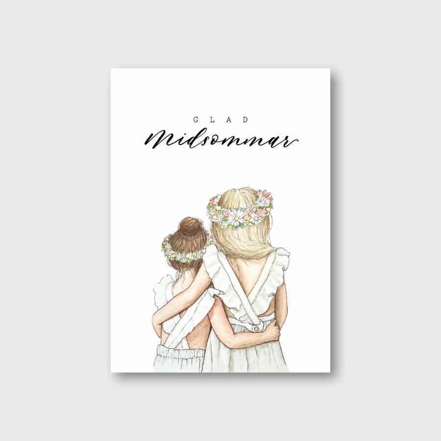 Postkarte "MIDSOMMAR"  - A6