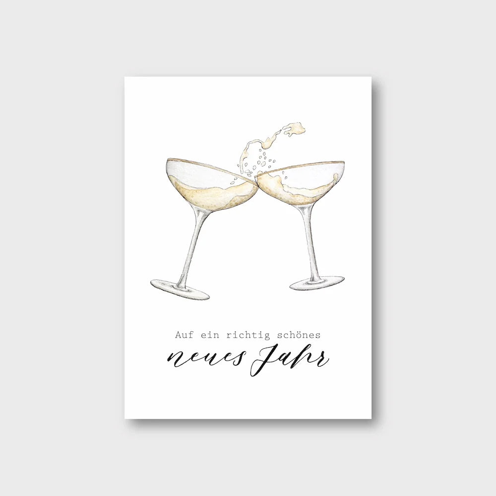 Postkarte "NEUES JAHR" A6